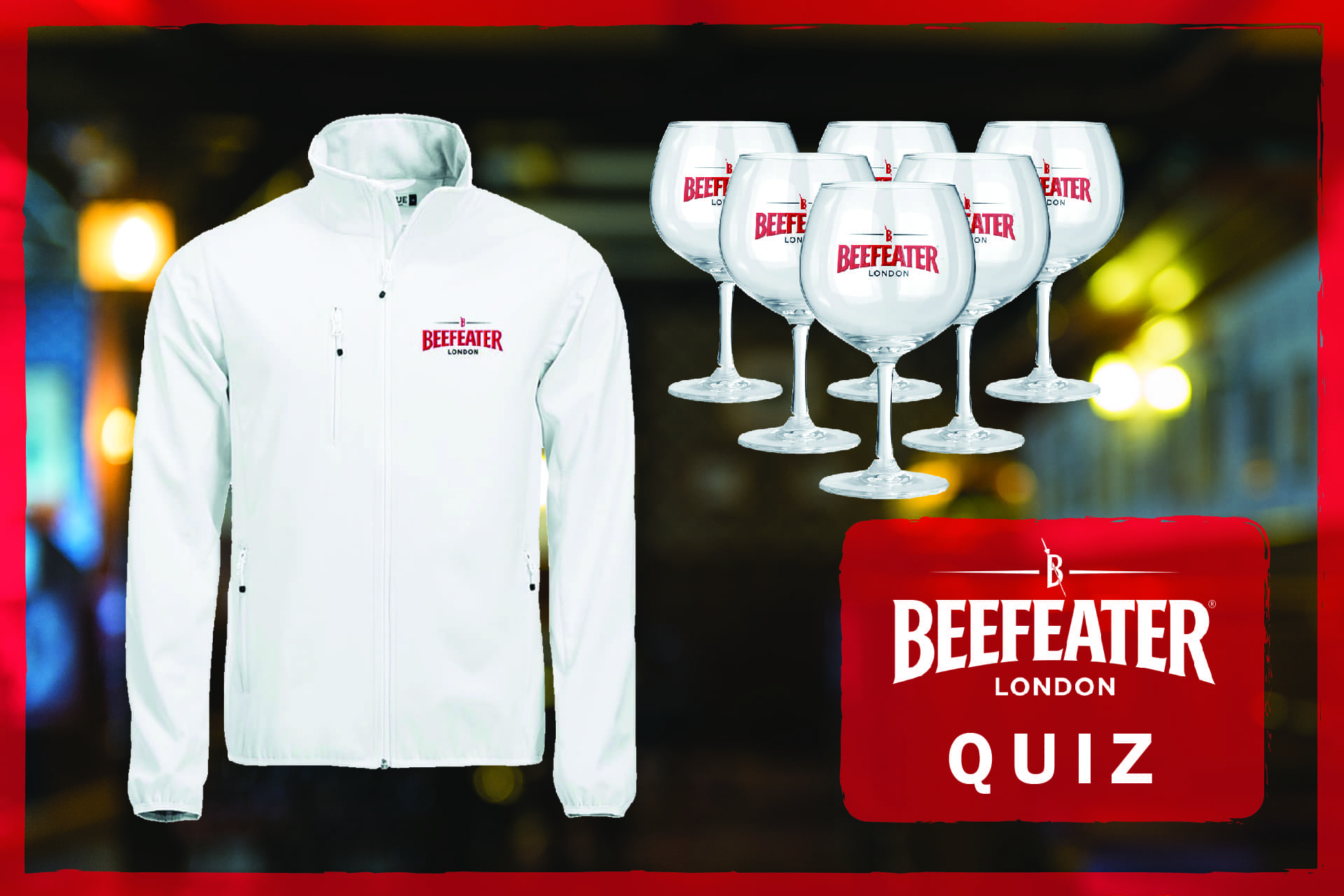 Digitalt quiz med Beefeater