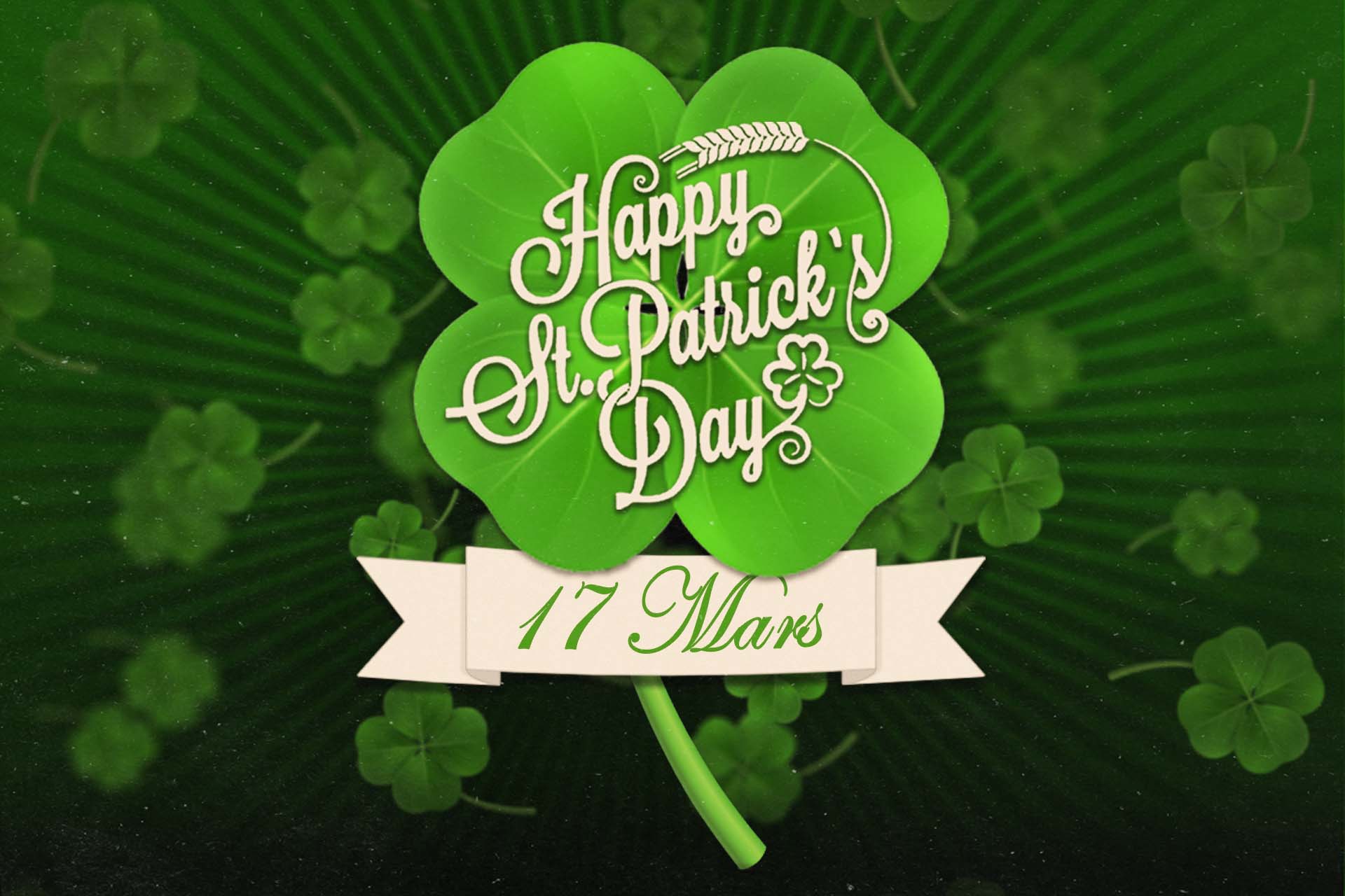 Fira St Patrick's Day oss den 17 mars!