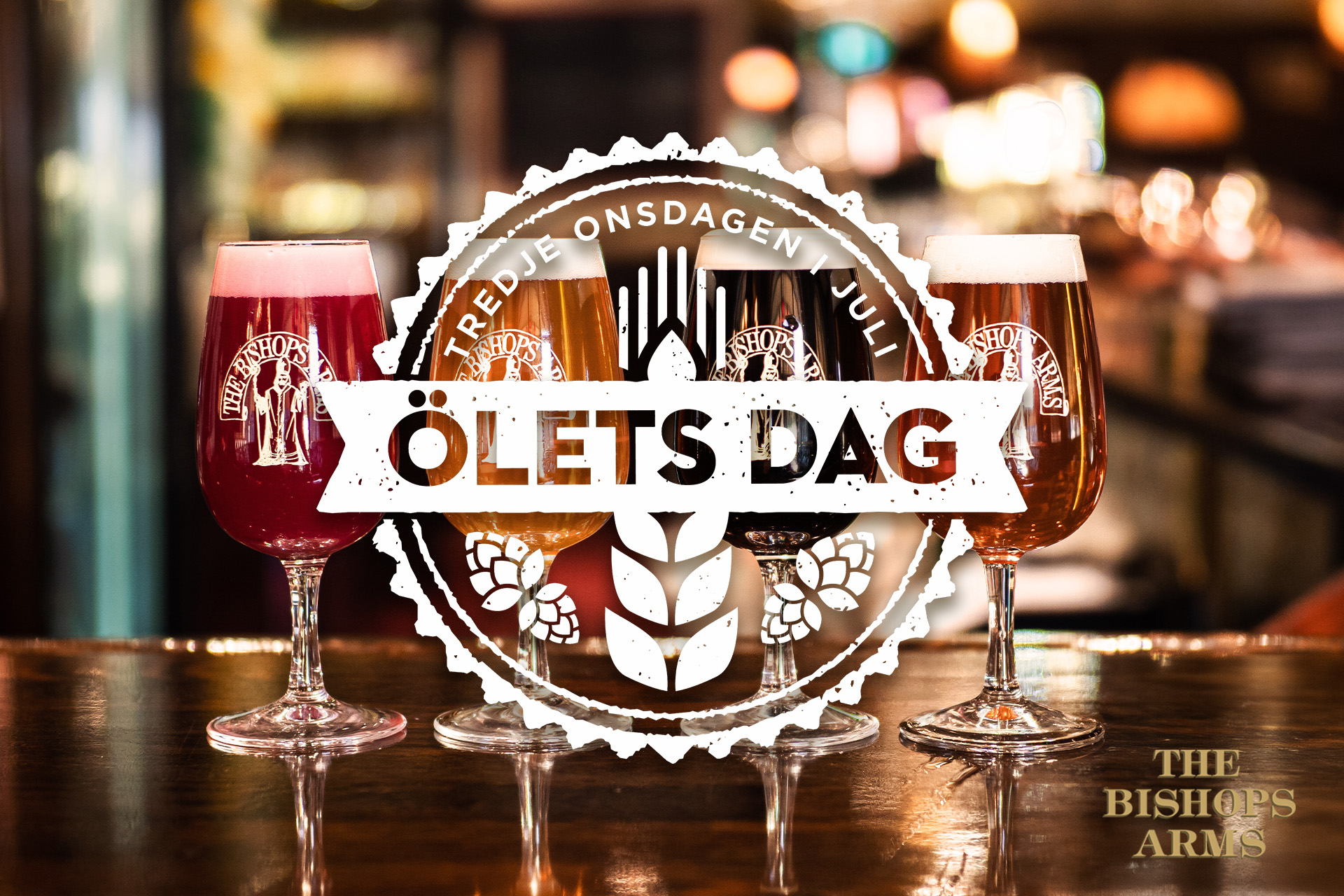 Fira ölets dag med oss 16 juli!