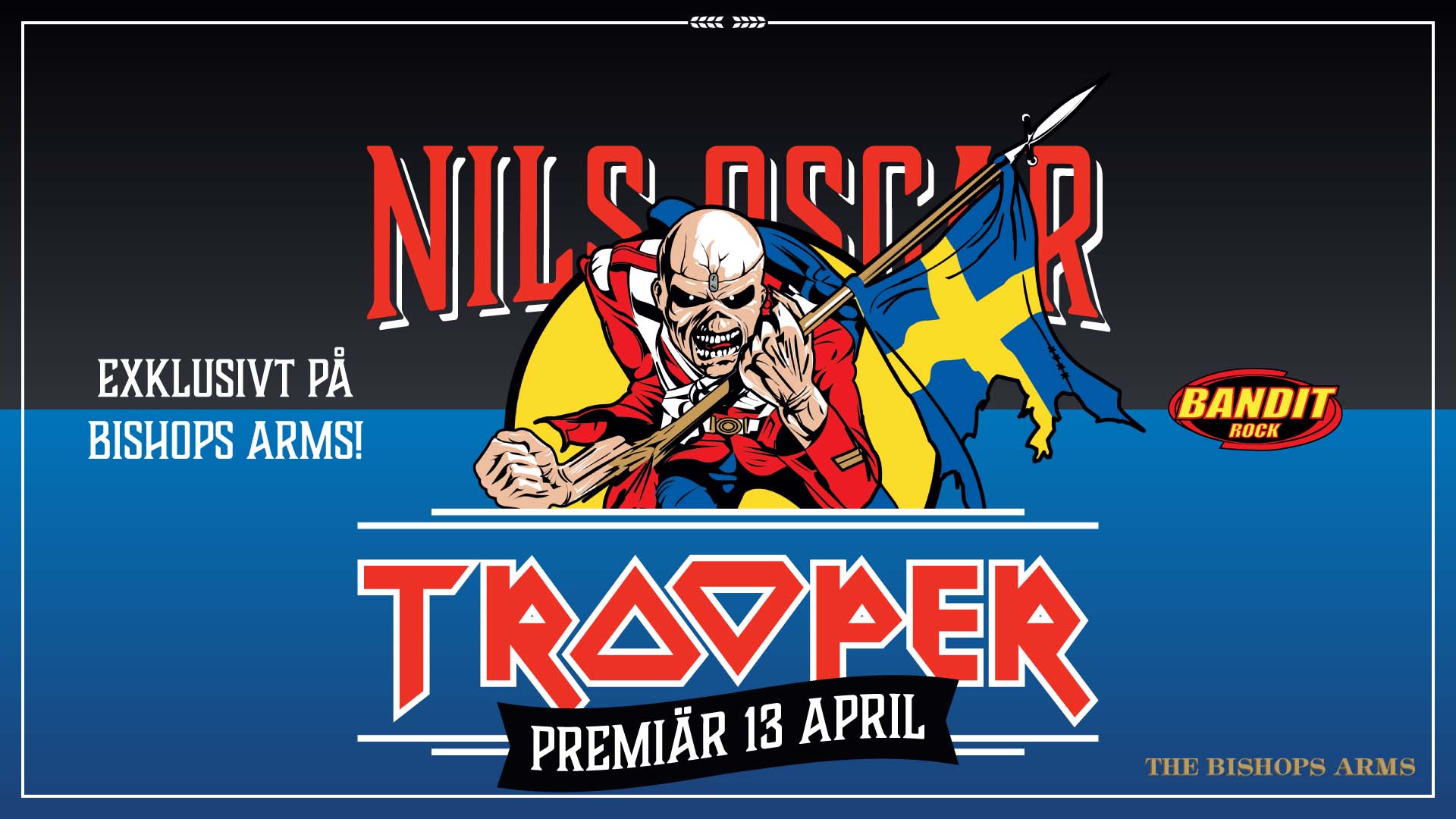 EXKLUSIV PREMIÄR AV TROOPER - IRON MAIDENS ÖL BRYGGD AV NILS OSCAR