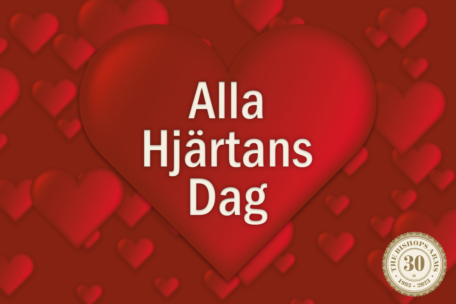 Boka Alla hjärtans dag-middag hos oss så bjuder vi på desserten!